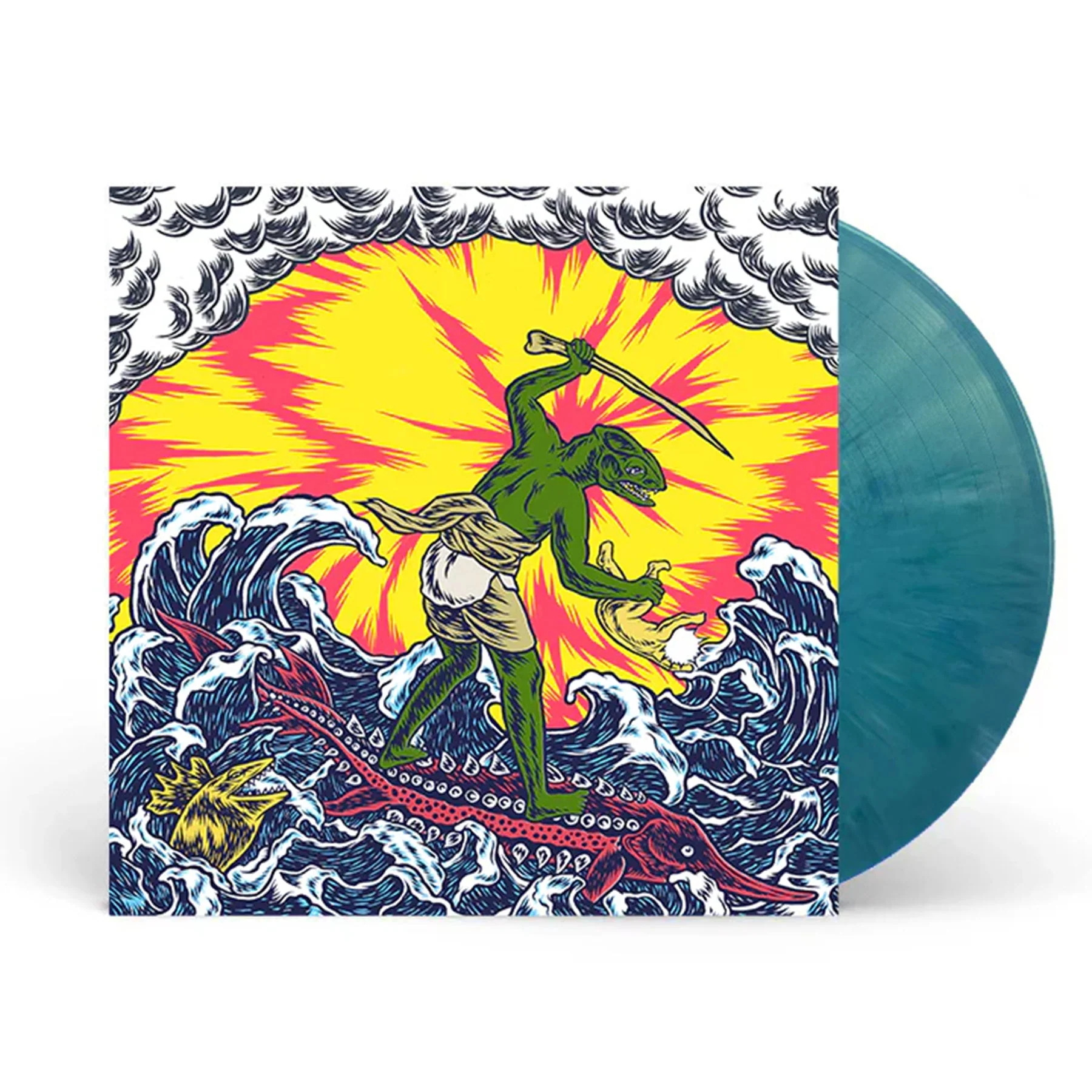 KING GIZZARD & THE LIZARD WIZARD 'TEENAGE GIZZARD' LP - BLUE/ECO MIX