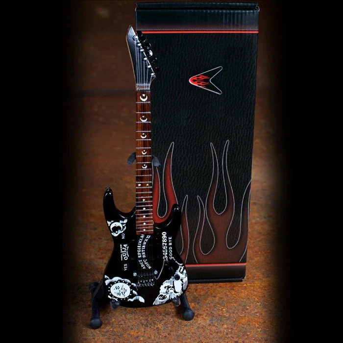 METALLICA - KIRK HAMMETT - SIGNATURE "OUIJA" MINIA GUITAR - Image 2