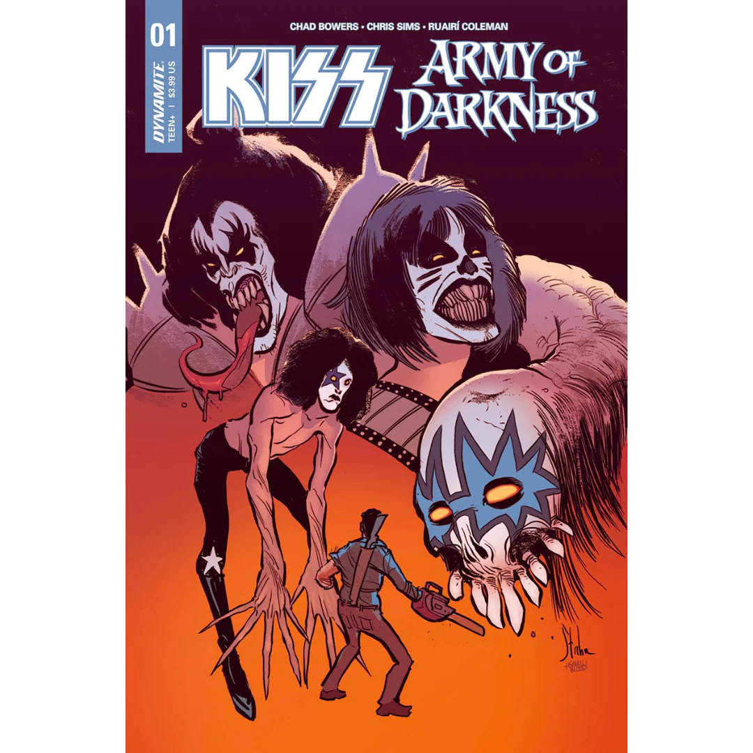 KISS ARMY OF DARKNESS #1 (COVER A STRAHM) COMIC BOOK