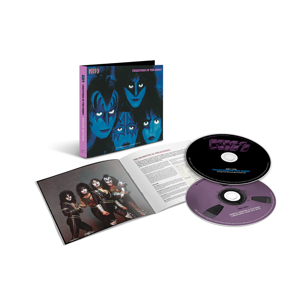 KISS 'CREATURES OF THE NIGHT' 2CD - DELUXE 40TH ANNIVERSARY EDITION