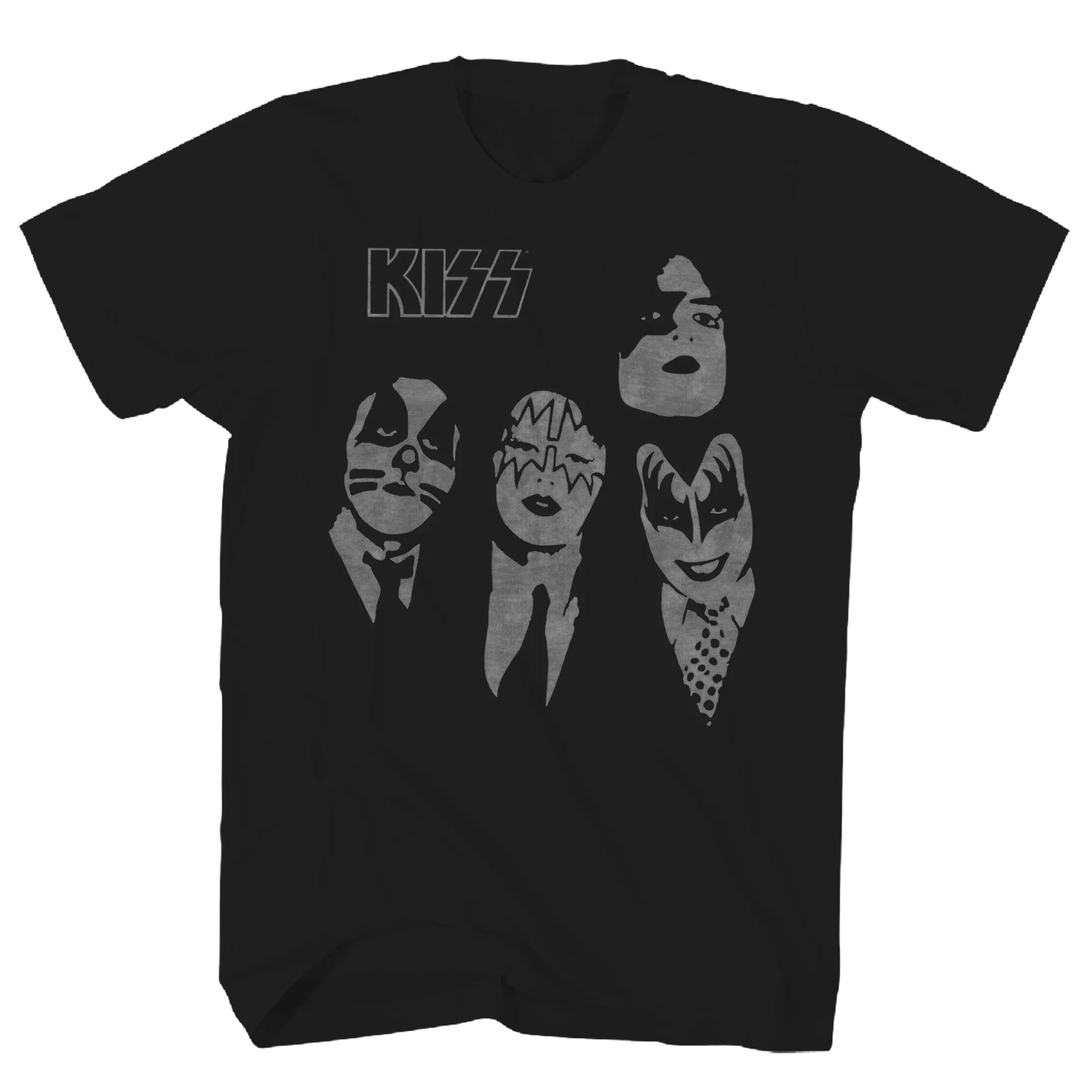 KISS DRESSED TO KILL FACES BLACK TEE