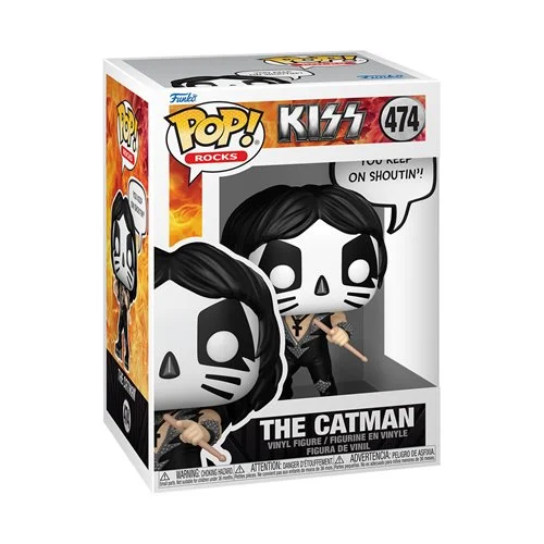 KISS THE CATMAN FUNKO FIGURE - ROCK AND ROLL ALL NITE SAYINGS - Image 2