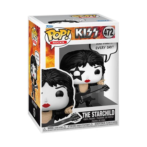 KISS THE STARCHILD FUNKO FIGURE - ROCK AND ROLL ALL NITE SAYINGS - Image 2
