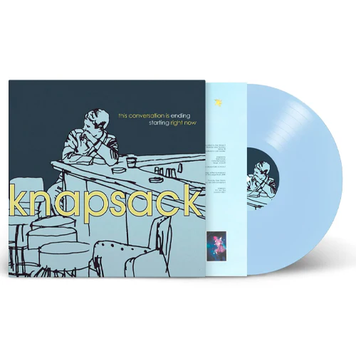 KNAPSACK 'CONVERSATION IS ENDING STARTING RIGHT NOW' LP - EXCLUSIVE - LTD. 300 - BABY BLUE - Image 2
