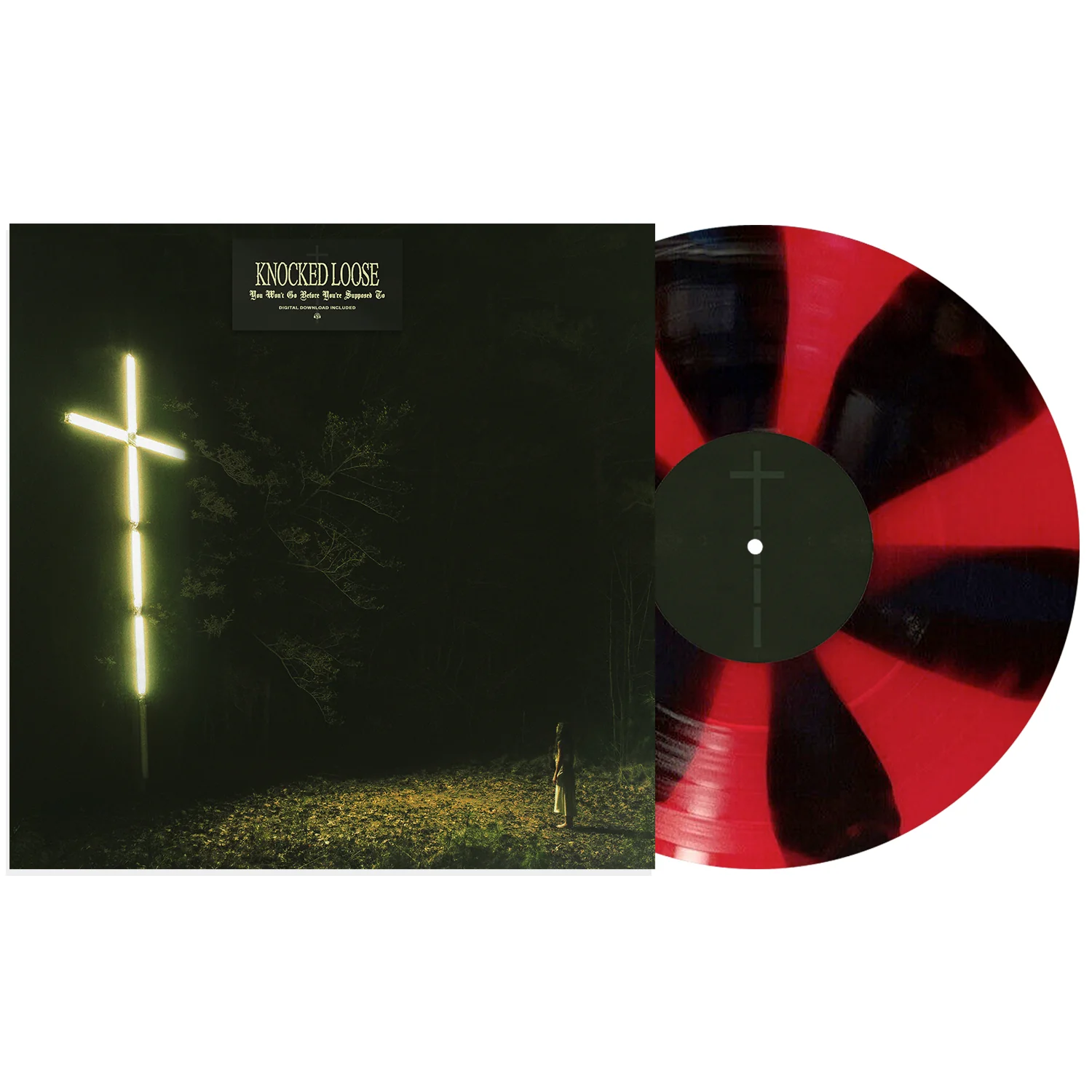 KNOCKED LOOSE X REVOLVER BUNDLE - REVOLVER SPRING 2024 ISSUE & KNOCKED LOOSE 'YOU WON'T GO BEFORE YOU'RE SUPPOSED TO' LP - EXCLUSIVE - LTD. 500 - BLOOD RED/BLACK/PINWHEEL - Image 3