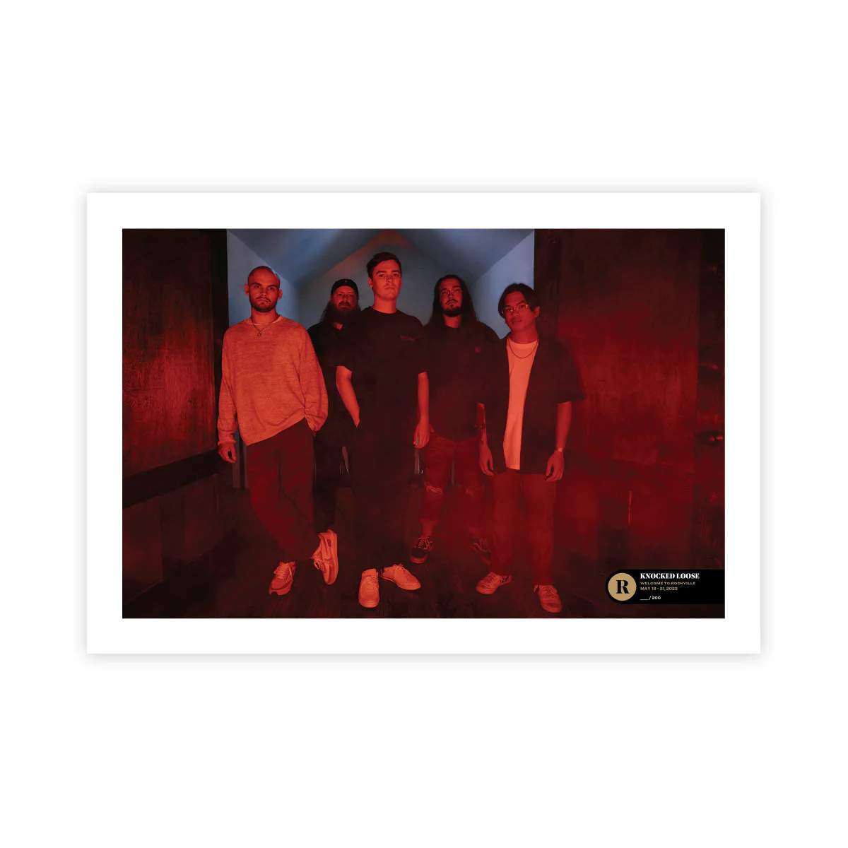 KNOCKED LOOSE X WELCOME TO ROCKVILLE 2023 SIGNED POSTER - EXCLUSIVE - LTD. - Image 2