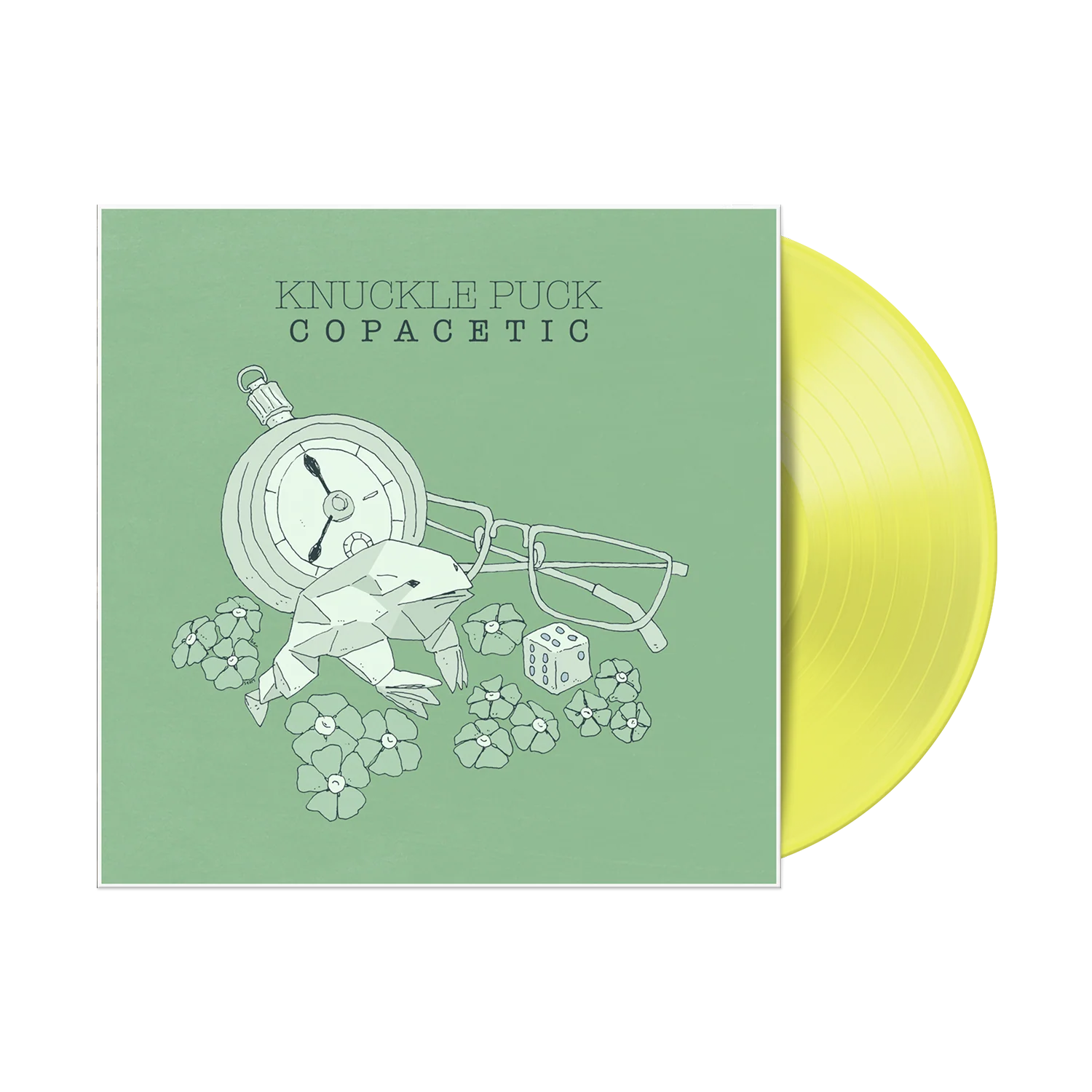 KNUCKLE PUCK 'COPACETIC' LP - LTD. 500 - HIGHLIGHTER YELLOW