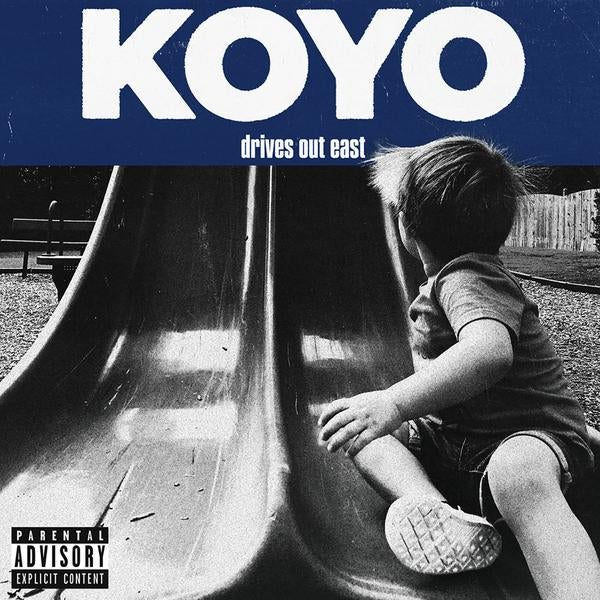 KOYO 'DRIVES OUT EAST' 7" (Blue w/ White Splatter Vinyl) - Image 2