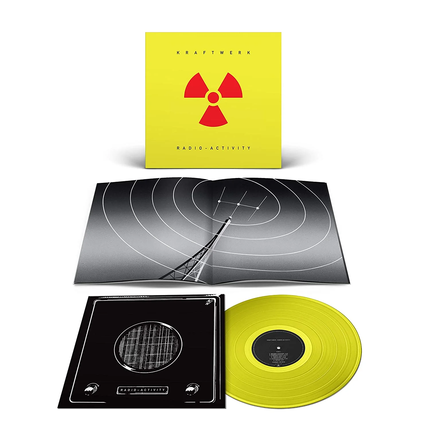 KRAFTWERK 'RADIO-ACTIVITY' LP - YELLOW - Image 2