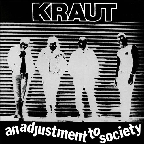 KRAUT 'AN ADJUSTMENT TO SOCIETY' LP - BLACK/WHITE/SPLATTER - Image 2