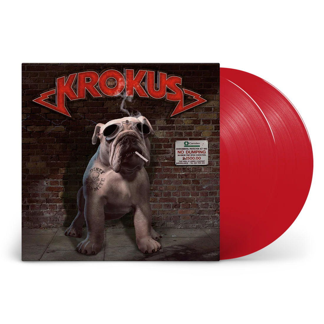 KROKUS 'DIRTY DYNAMITE' 2LP - TRANSPARENT RED