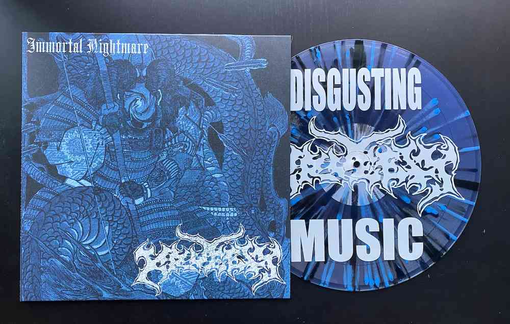 KRUELTY 'IMMORTAL NIGHTMARE' 12" EP - CLEAR/SPLATTER - Image 2