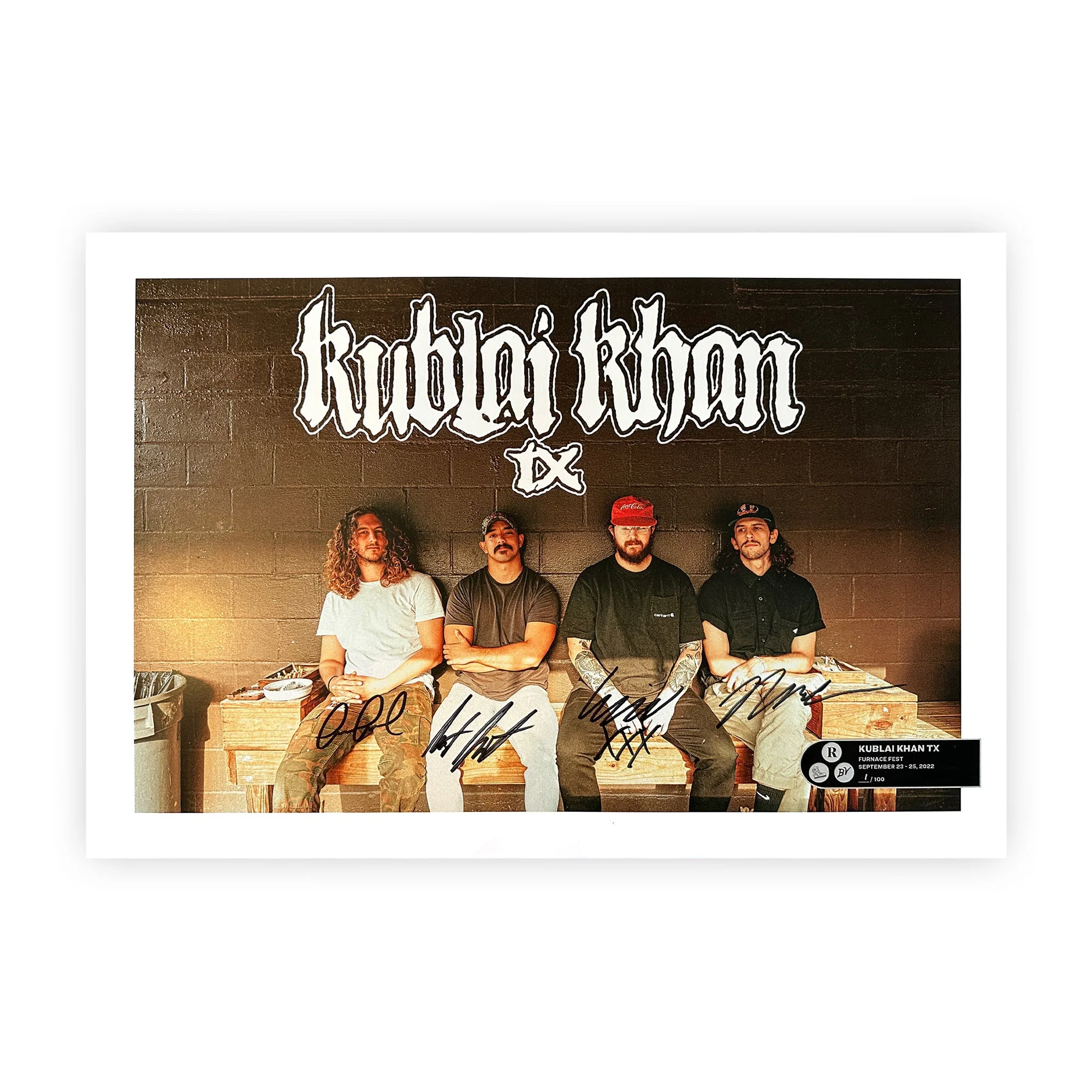 KUBLAI KHAN TX x FURNACE FEST 2022 NUMBERED PRINT - EXCLUSIVE - LTD.