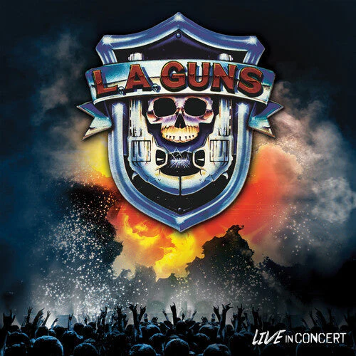 L.A. GUNS 'LIVE IN CONCERT' LP - RED