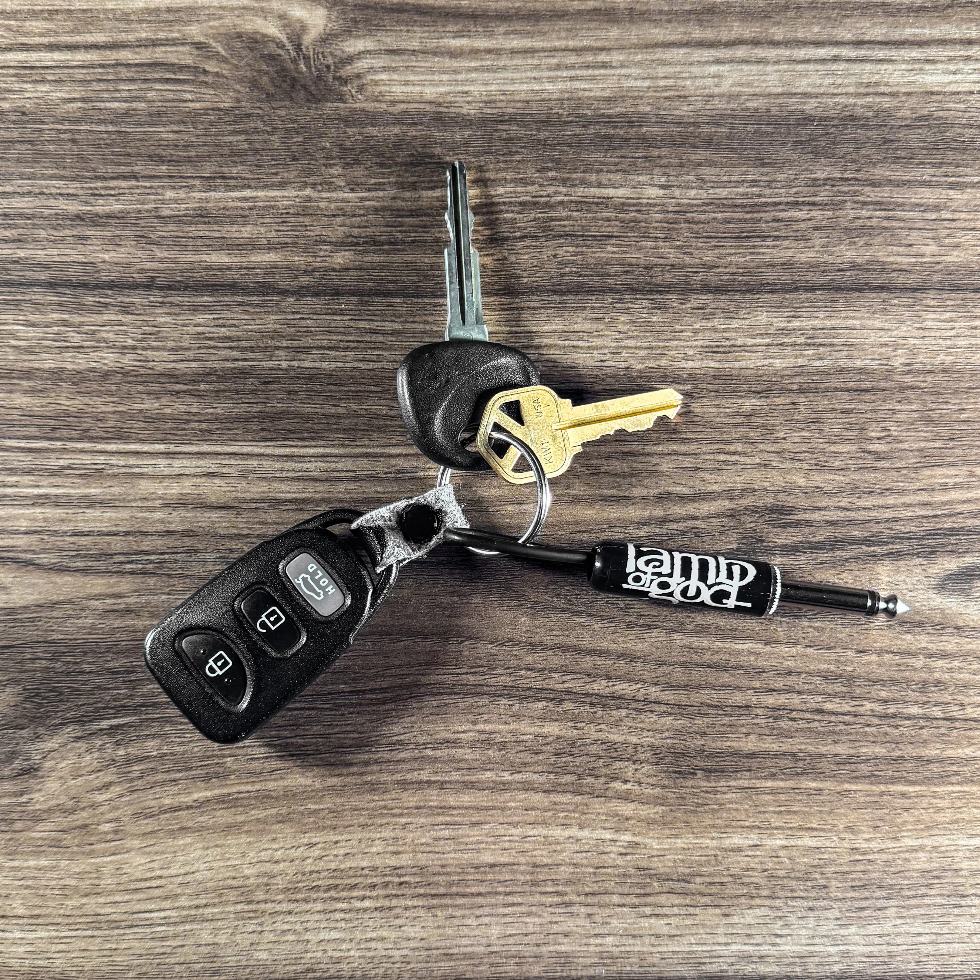 LAMB OF GOD LOGO GUITAR PLUG KEYCHAIN - Image 2