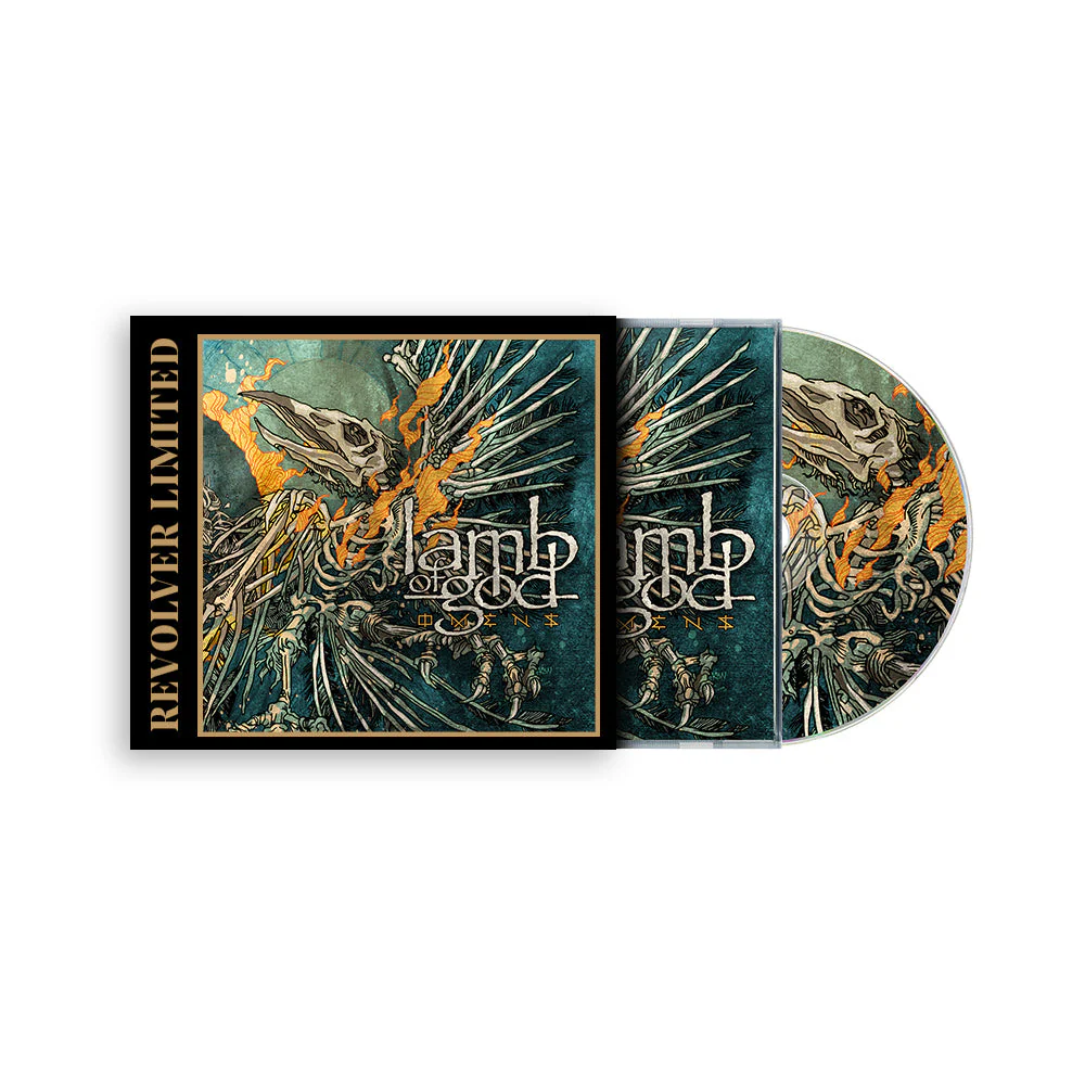 LAMB OF GOD 'OMENS' LP + CD BUNDLE - EXCLUSIVE - LTD. 250 - SILVER GRAY MARBLE/PICTURE DISC - Image 3