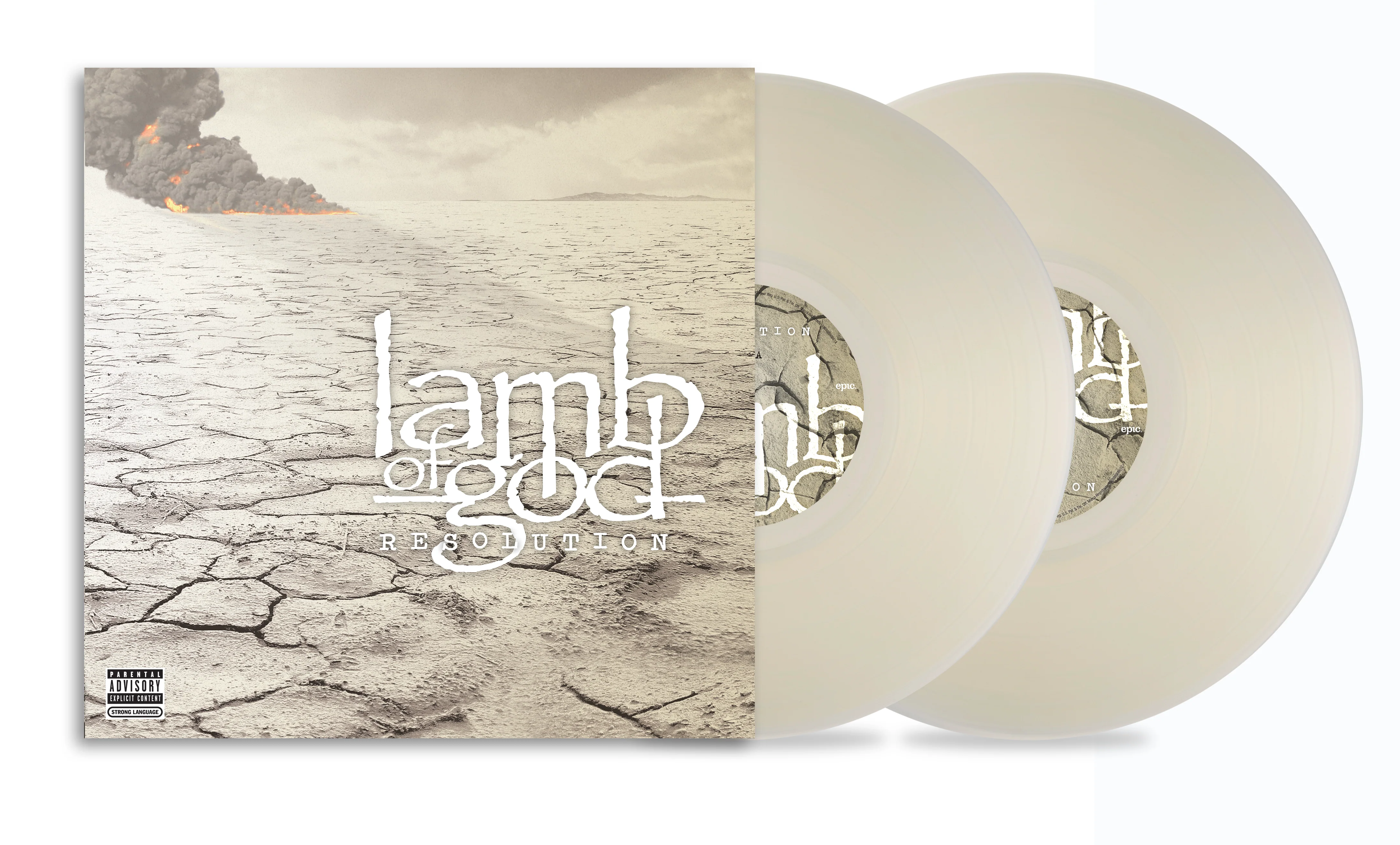 LAMB OF GOD ‘RESOLUTION’ 2LP - EXCLUSIVE - LTD. 500 - IVORY