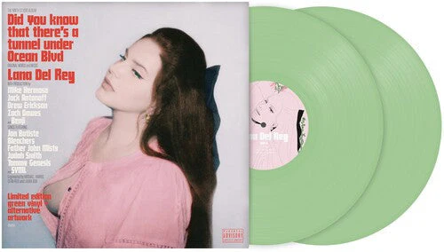 LANA DEL REY 'DID YOU KNOW THAT THERE'S A TUNNEL UNDER OCEAN BLVD' 2LP - LTD. - GREEN - Image 2