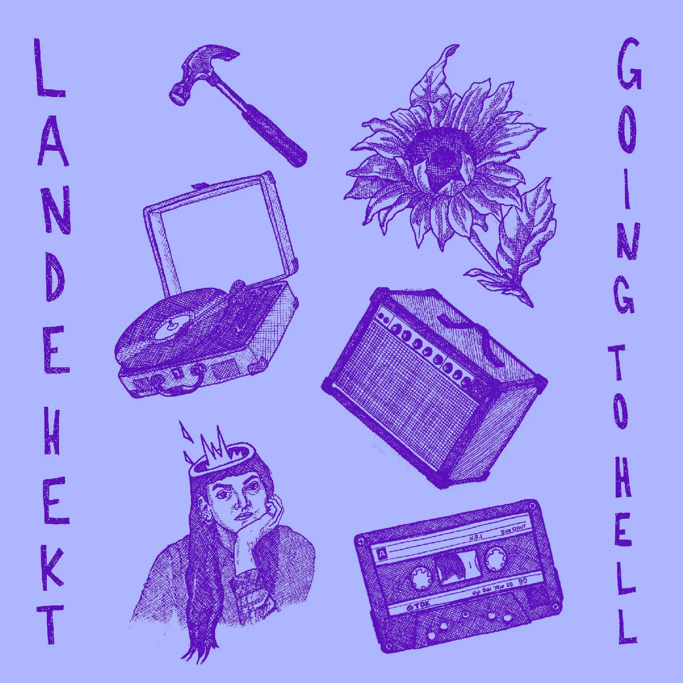 LANDE HEKT 'GOING TO HELL' LP - PINK - Image 2