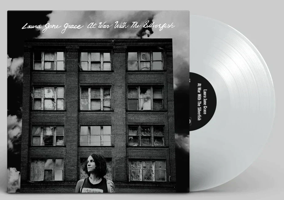 LAURA JANE GRACE 'AT WAR WITH THE SILVERFISH' 10" EP - CLEAR