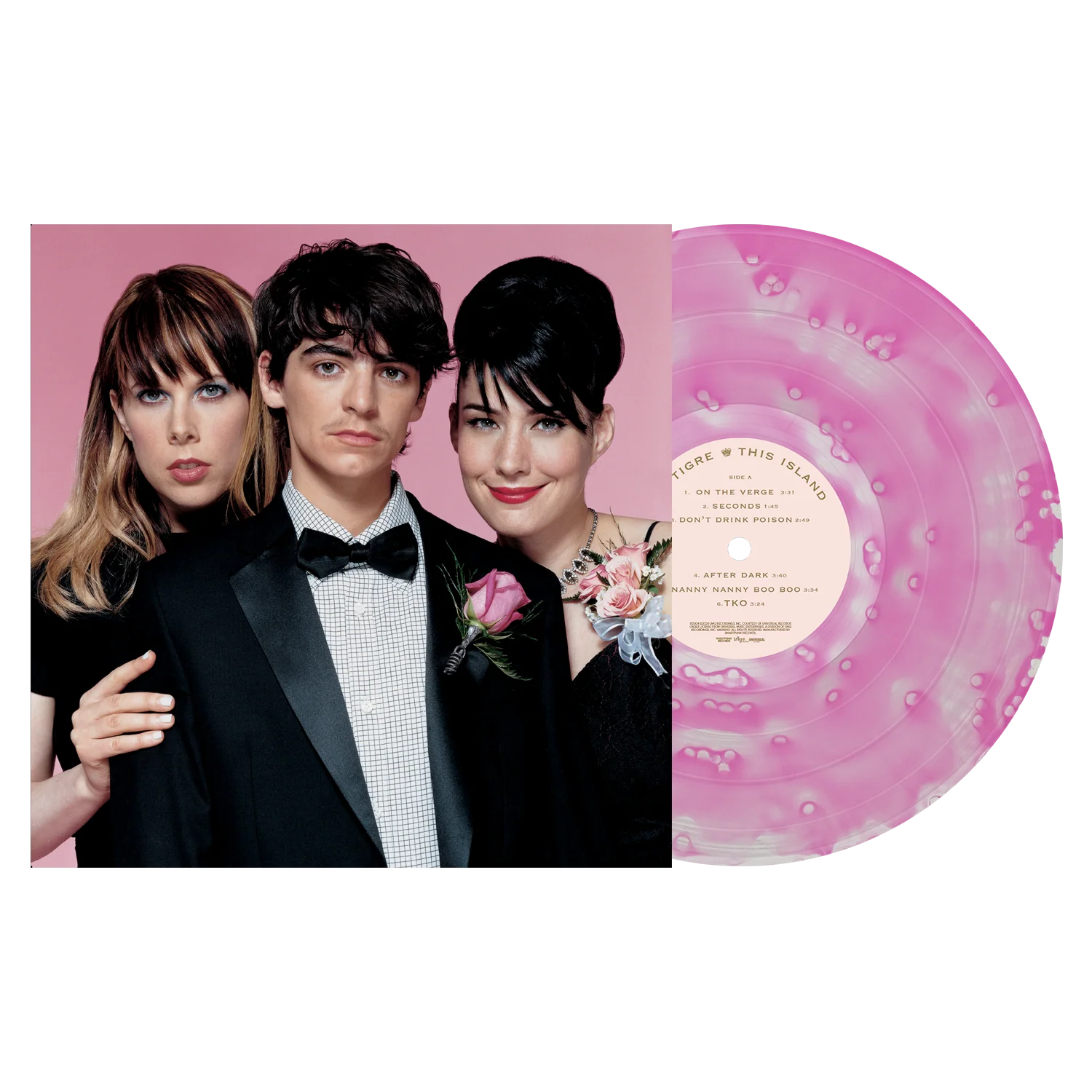 LE TIGRE ‘THIS ISLAND’ LP - EXCLUSIVE - LTD. 200 - NEON PINK GALAXY
