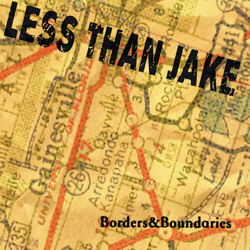 LESS THAN JAKE 'BORDERS & BOUNDARIES' 2LP (25th Anniversary, Yellow Vinyl) - Image 2