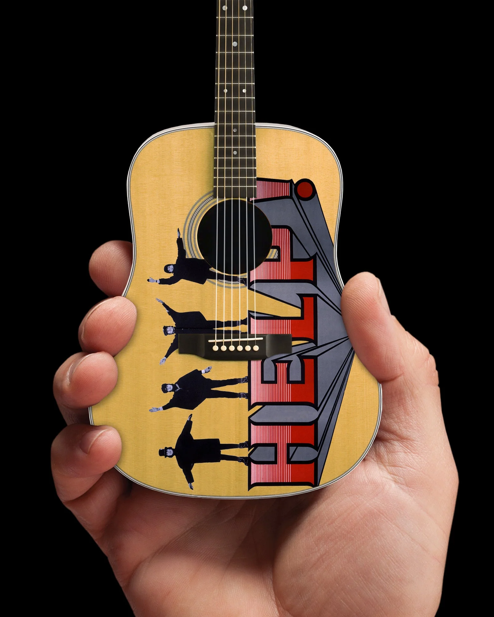LICENSED FAB FOUR - HELP! TRIBUTE MINI ACOUSTIC - RADIO DAYS - Image 4