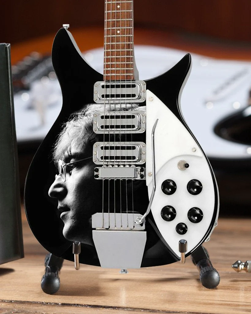 THE BEATLES - JOHN LENNON - MINI GUITAR - Image 2
