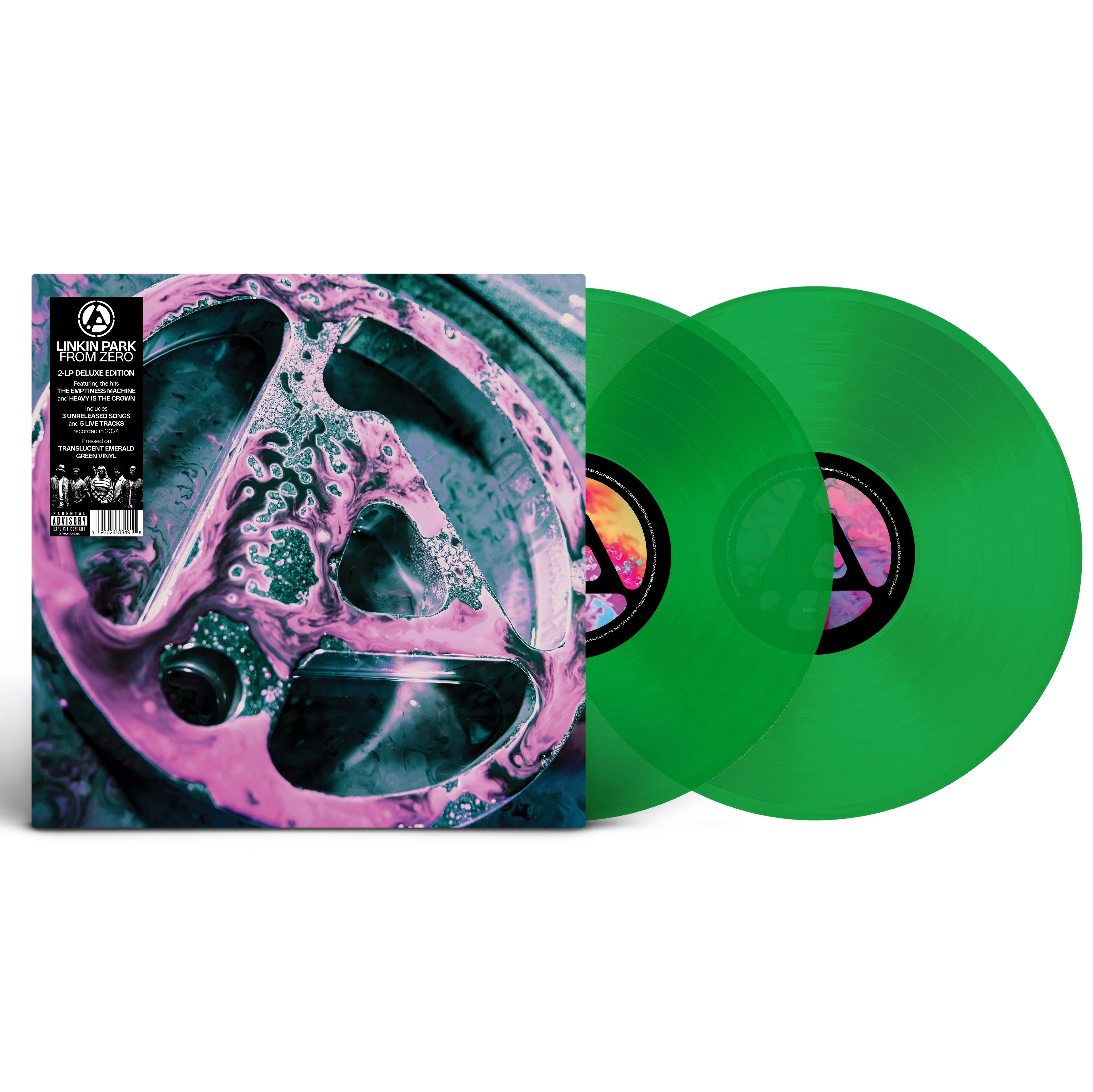 LINKIN PARK 'FROM ZERO' DELUXE EDITION LP - EMERALD GREEN