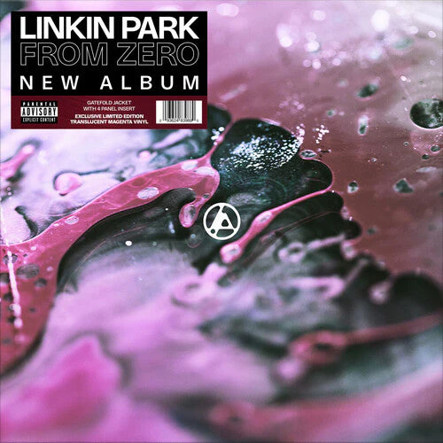 LINKIN PARK 'FROM ZERO' LP - TRANSLUCENT MAGENTA
