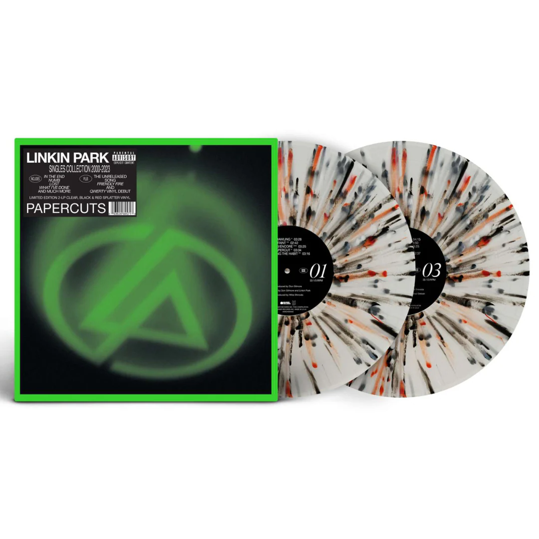 LINKIN PARK 'PAPERCUTS' 2LP - LTD. - RED/BLACK/SPLATTER