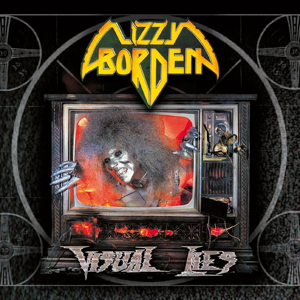 LIZZY BORDEN 'VISUAL LIES' LP - SILVER - Image 2