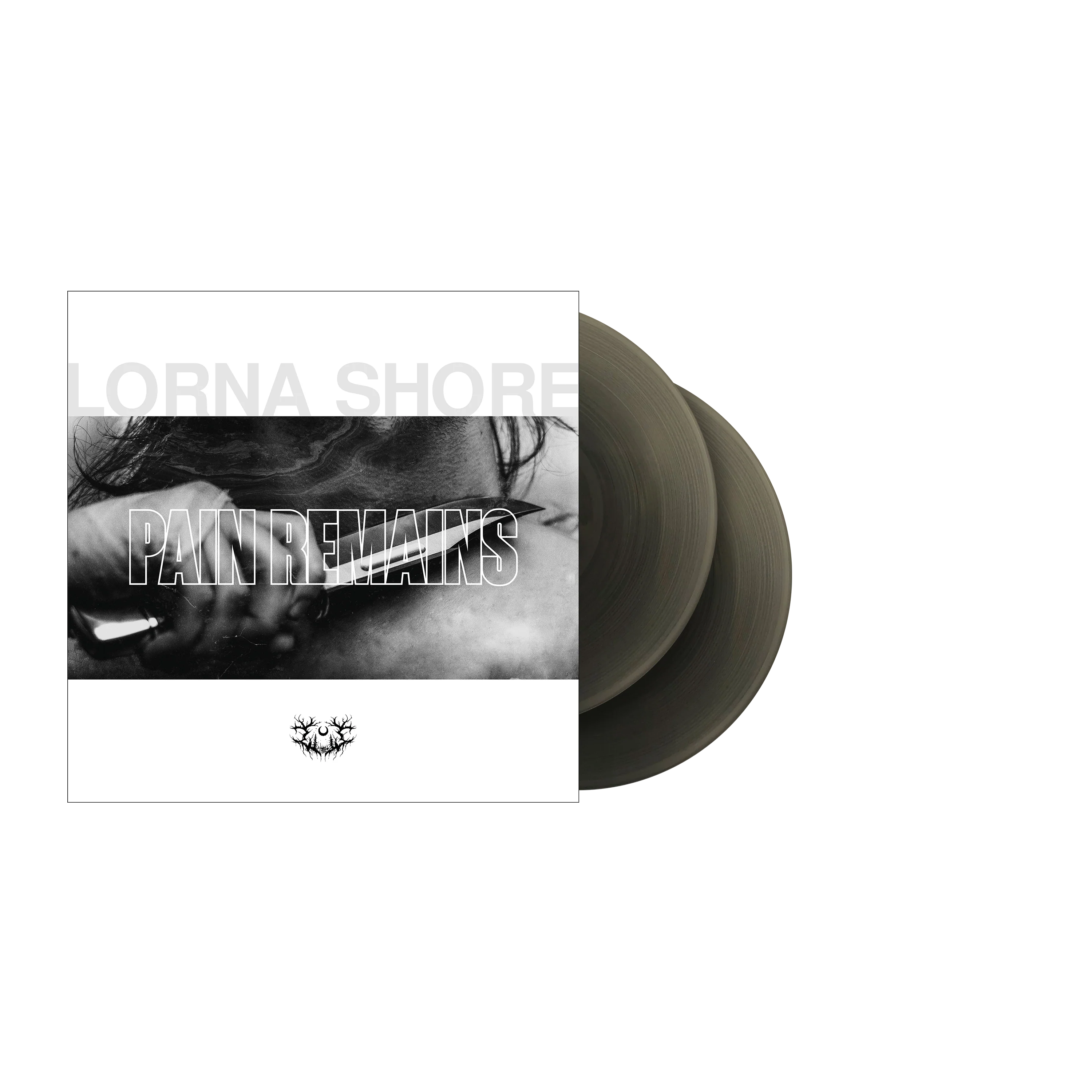 LORNA SHORE ‘PAIN REMAINS’ 2LP - EXCLUSIVE - LTD. 500 - TRANSPARENT BLACK ICE