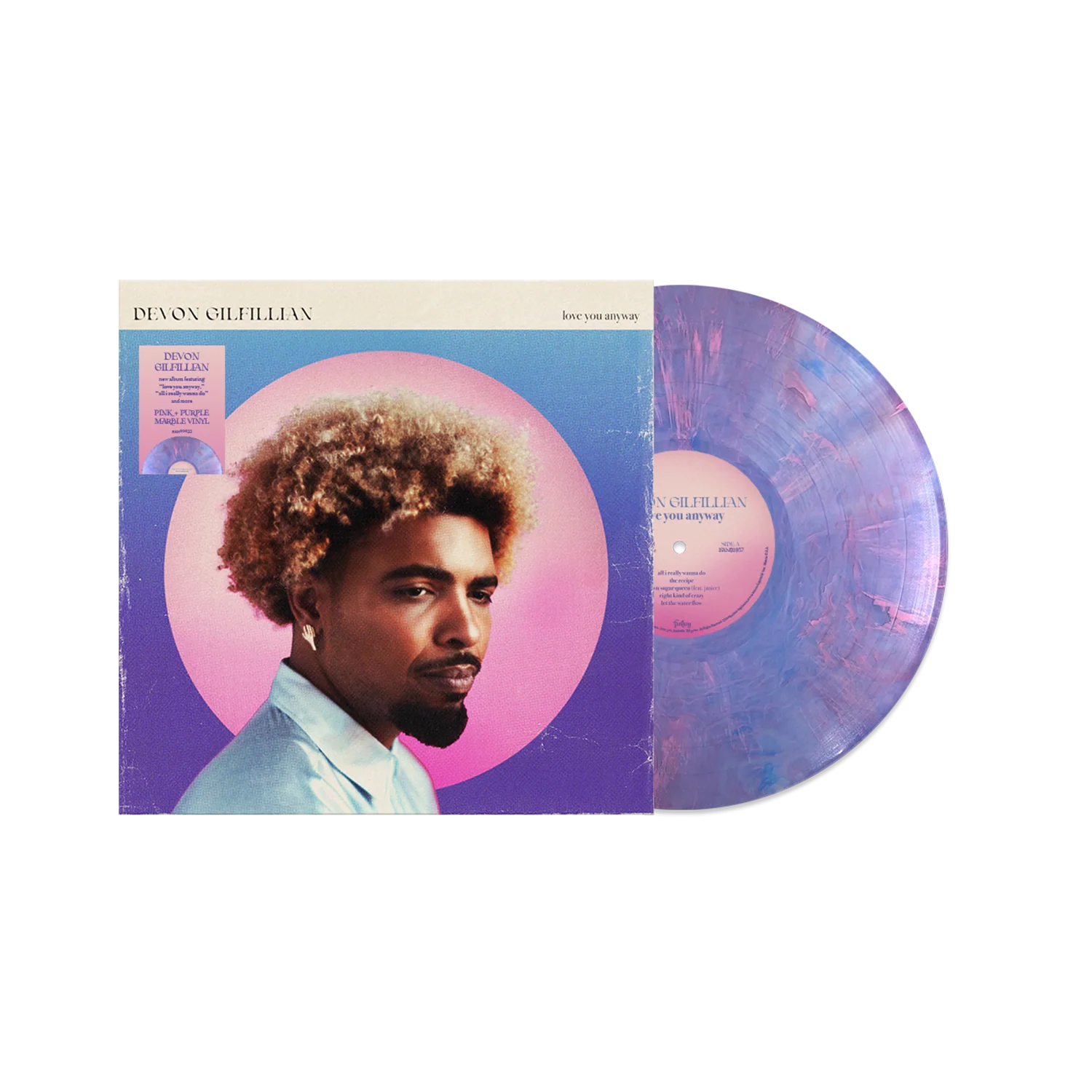 DEVON GILFILLIAN 'LOVE YOU ANYWAY' LP (Pink/Purple Marbled Vinyl)