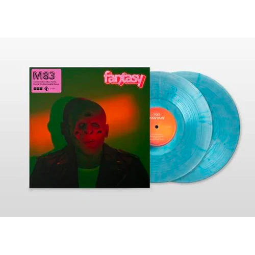 M83 'FANTASY' 2LP - BLUE MARBLE - Image 2