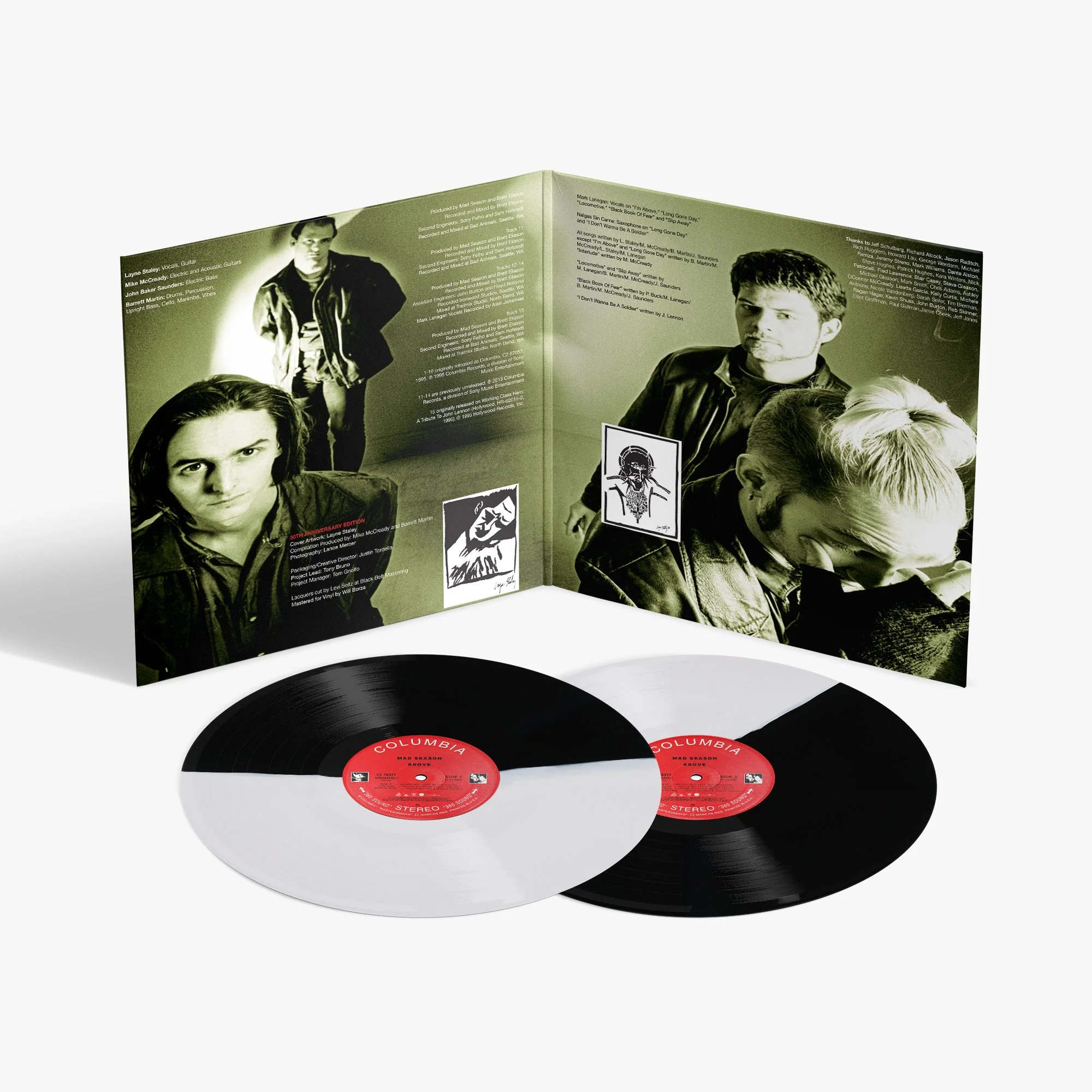 MAD SEASON 'ABOVE’ 30TH ANNIVERSARY EDITION 2LP - LTD. 250 - BLACK/WHITE - Image 3