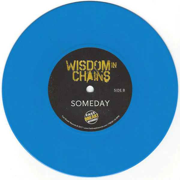 MADBALL/WISDOM IN CHAINS 'THE FAMILY BIZ' 7" SINGLE (Blue Vinyl) - Image 3