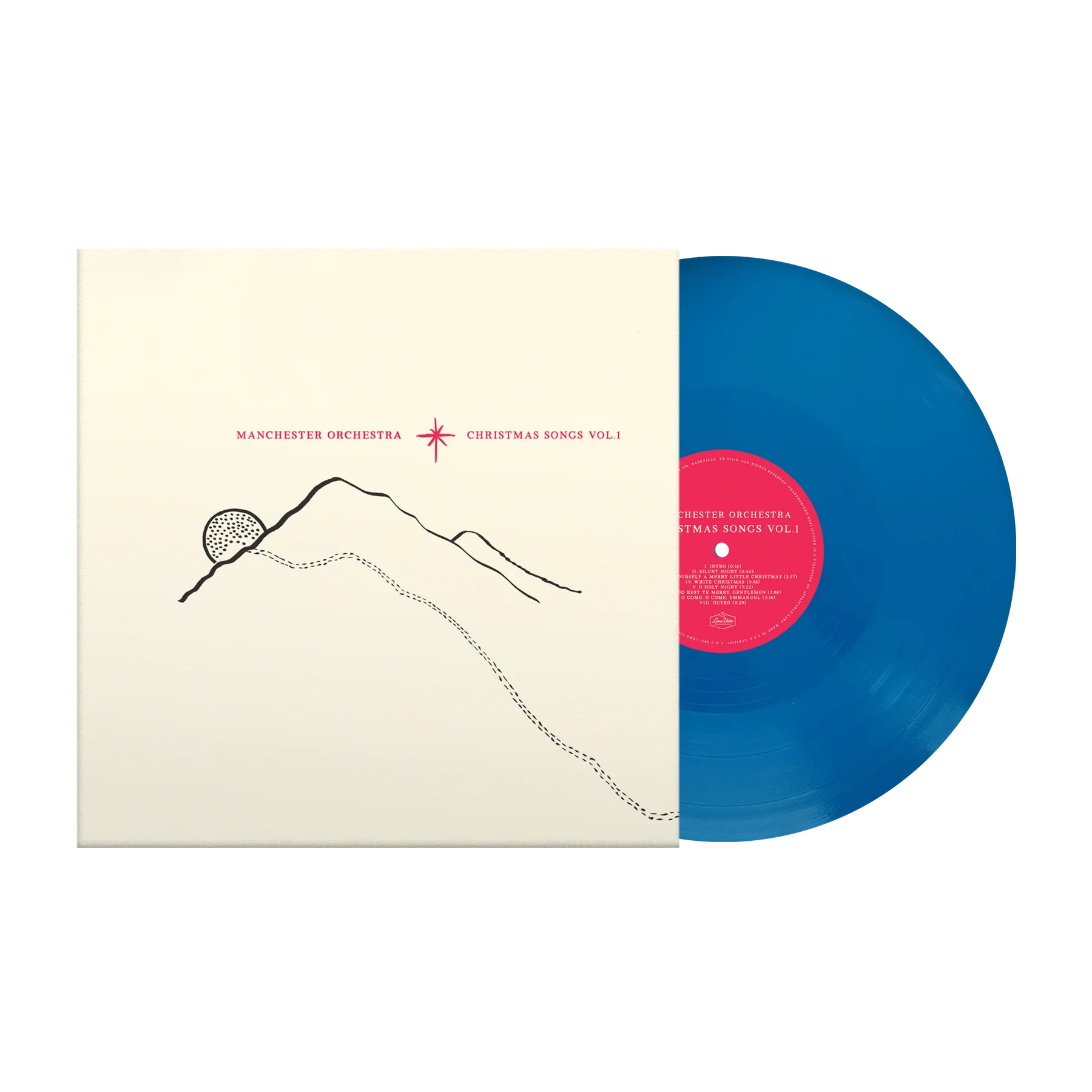 MANCHESTER ORCHESTRA 'CHRISTMAS SONGS VOL. 1' LP - BLUE CHRISTMAS