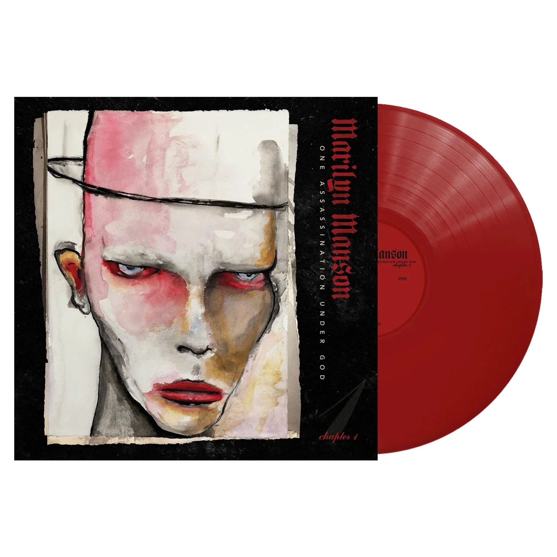 MARILYN MANSON 'ONE ASSASSINATION UNDER GOD - CHAPTER 1' LP - RED