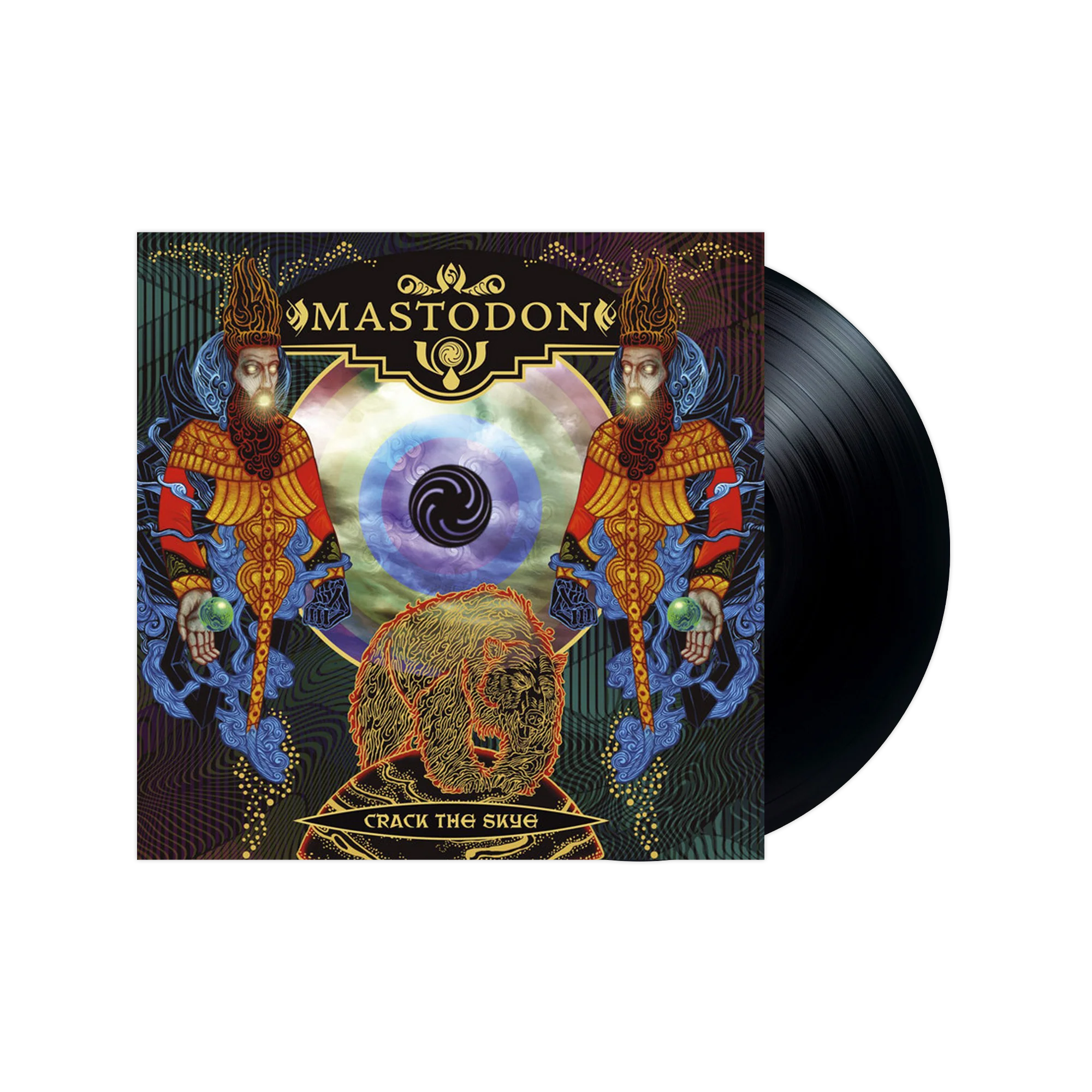 MASTODON ‘CRACK THE SKYE’ LP w/ SIGNED 12"x12" PAUL ROMANO PRINT & COLLECTORS EDITION MAGAZINE - Image 3