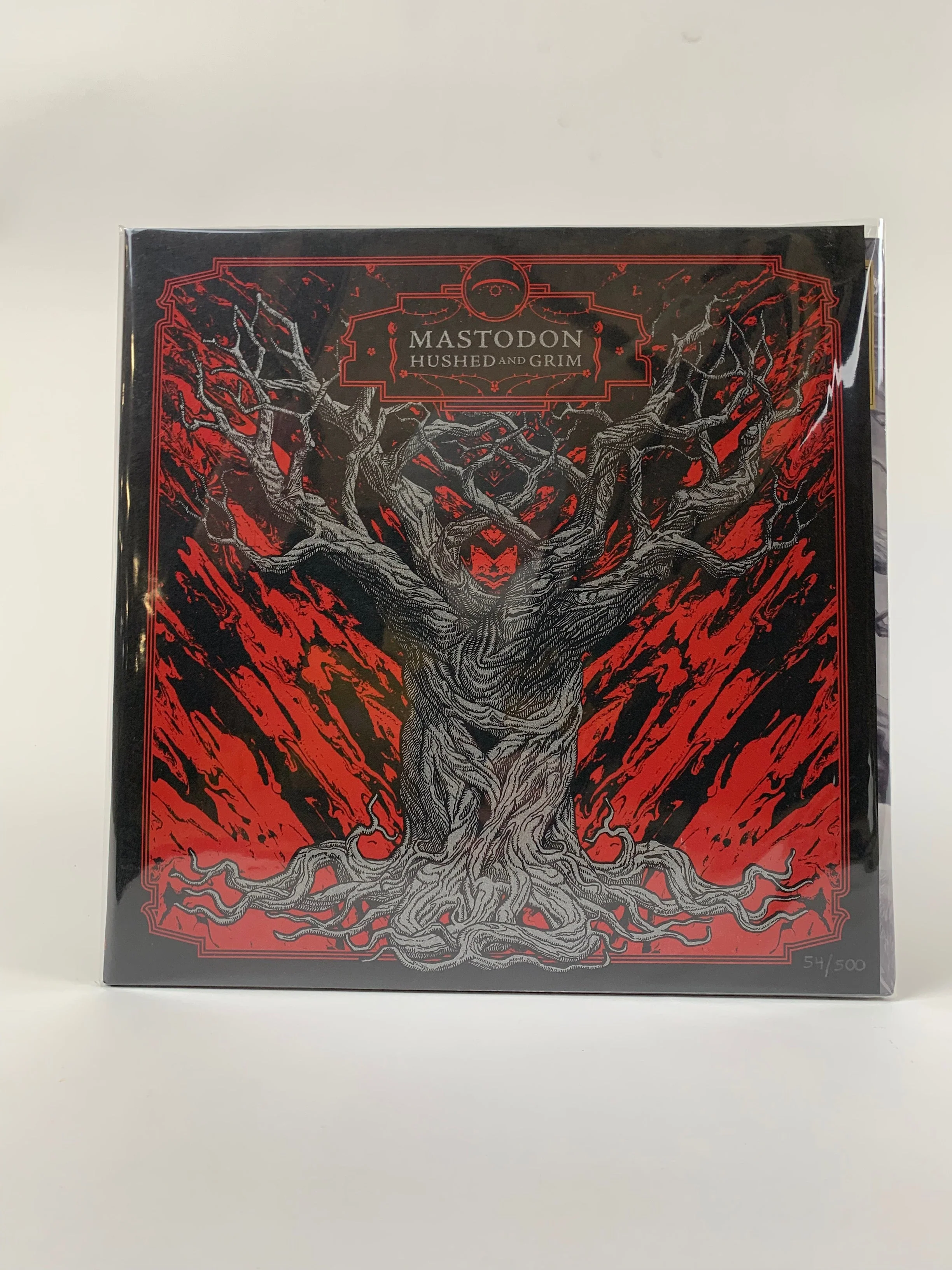 MASTODON 'HUSHED AND GRIM' 2LP - LTD. 500 - CLEAR & EXCLUSIVE ARTIST WRAP - Image 5