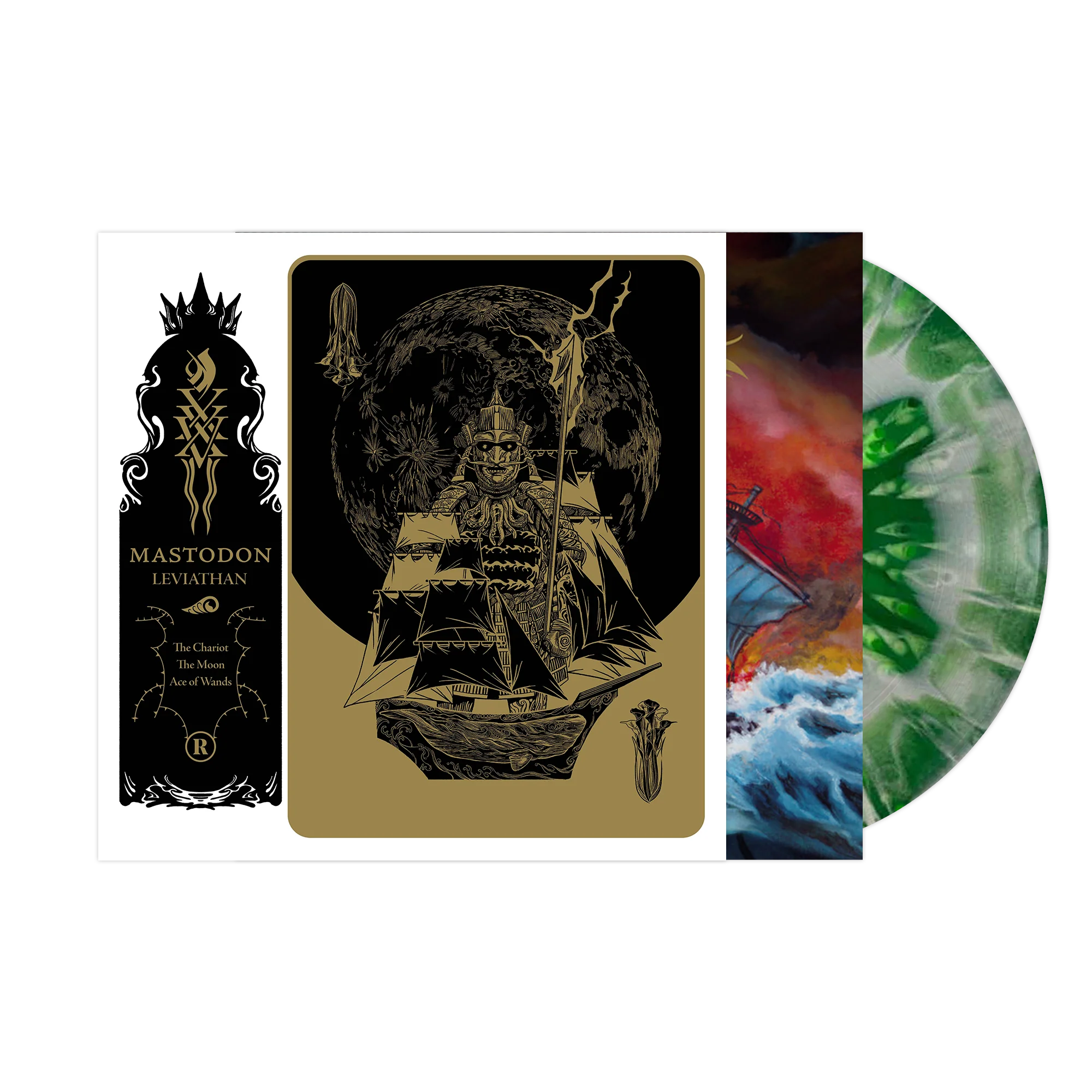 MASTODON ‘LEVIATHAN’ LP w/ SIGNED 12"x12" PAUL ROMANO PRINT & COLLECTORS EDITION MAGAZINE - Image 2