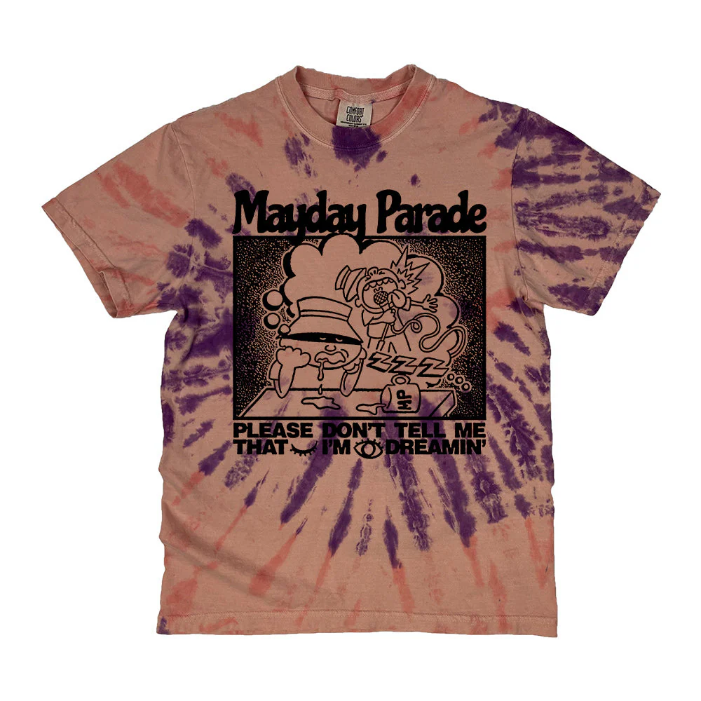 MAYDAY PARADE X AP LIMITED EDITION HAND DYED T-SHIRT - Image 2