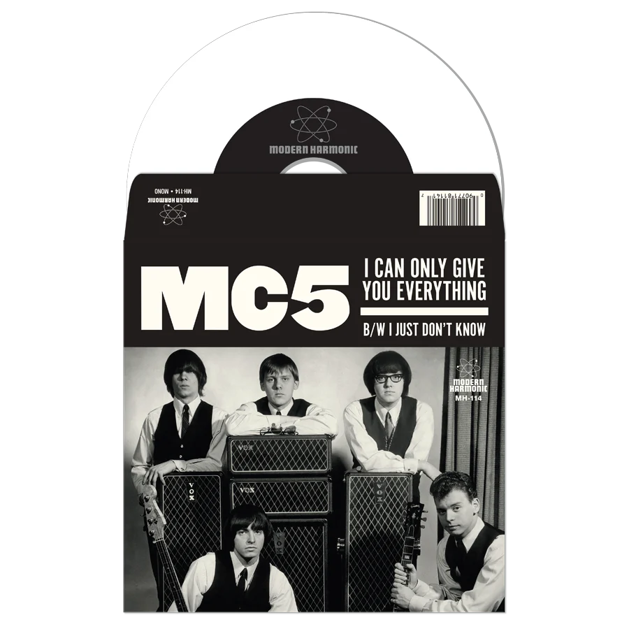 MC5 'I CAN ONLY GIVE YOU EVERYTHING / I JUST DON'T KNOW' 7" SINGLE (White Vinyl)
