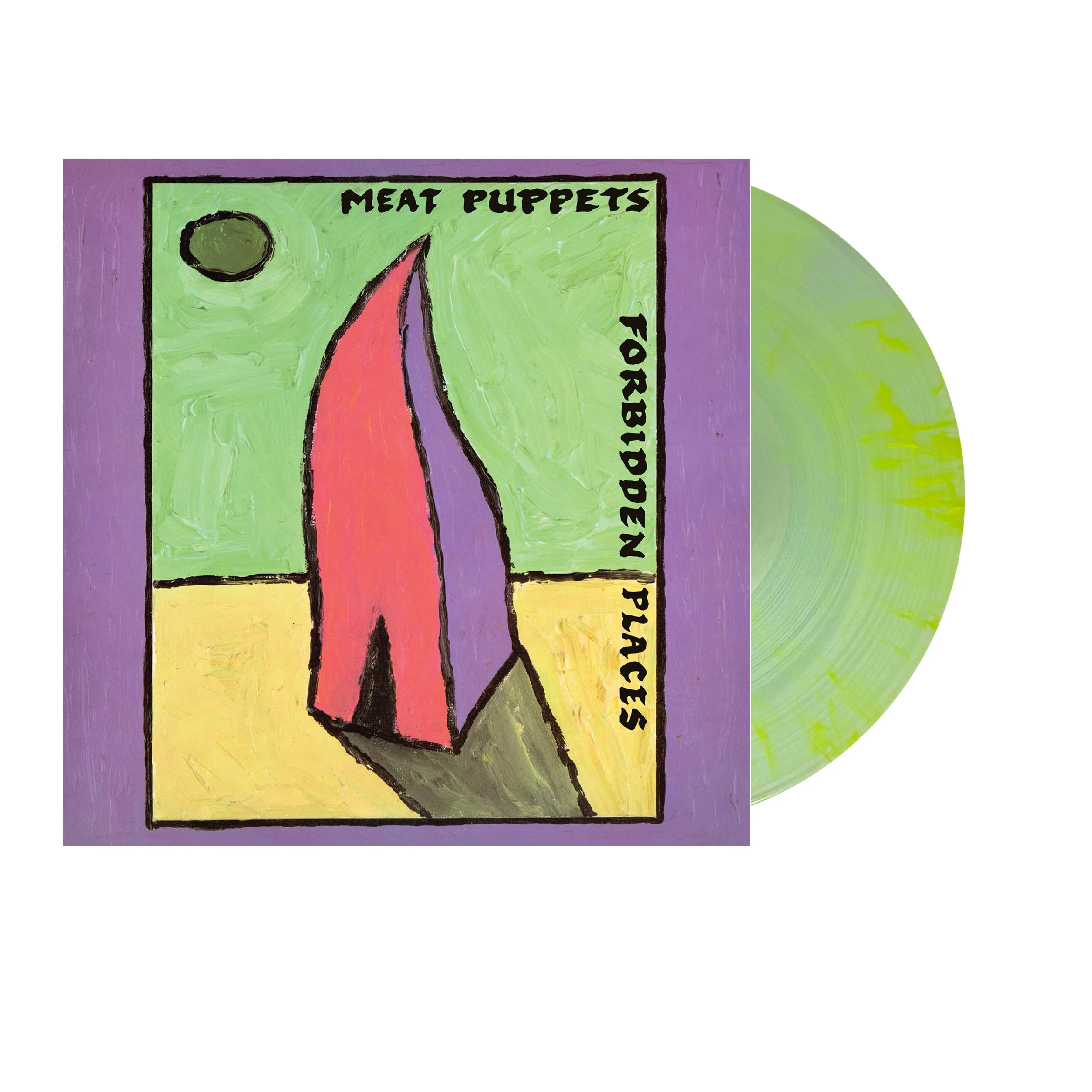 MEAT PUPPETS 'FORBIDDEN PLACES' LP (35th Anniversary, Coke Clear w/Yellow Swirl Vinyl)
