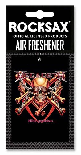 MEGADETH 'KILLING IS MY BUSINESS' AIR FRESHENER