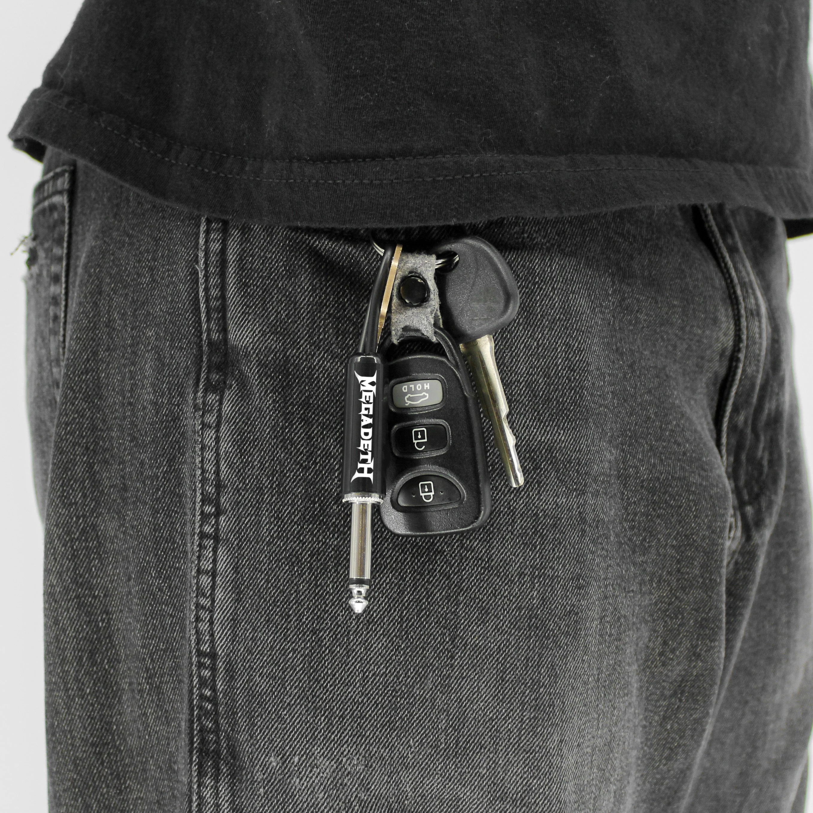 MEGADETH LOGO GUITAR PLUG KEYCHAIN - Image 5
