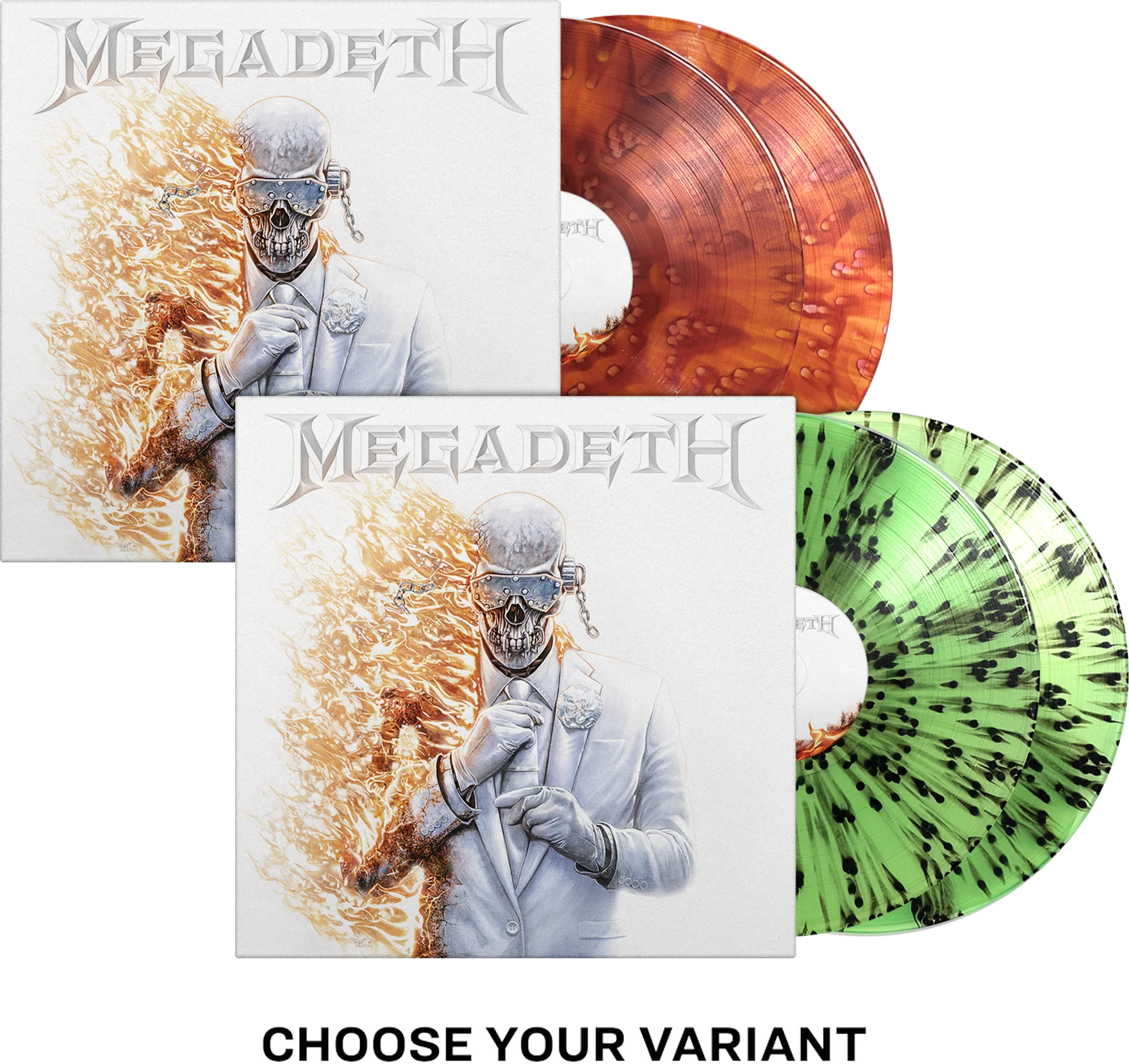 MEGADETH ‘MEGADETH’ 2LP - EXCLUSIVE - LTD. 300 - VARIOUS COLOR