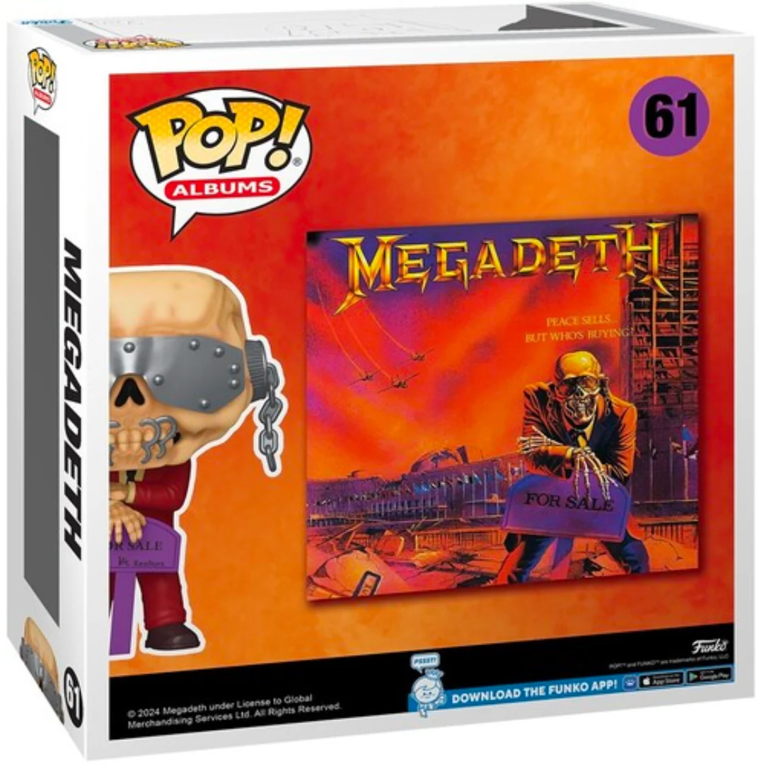 MEGADETH PEACE SELLS...BUT WHO'S BUYING? FUNKO POP! ALBUMS - Image 3