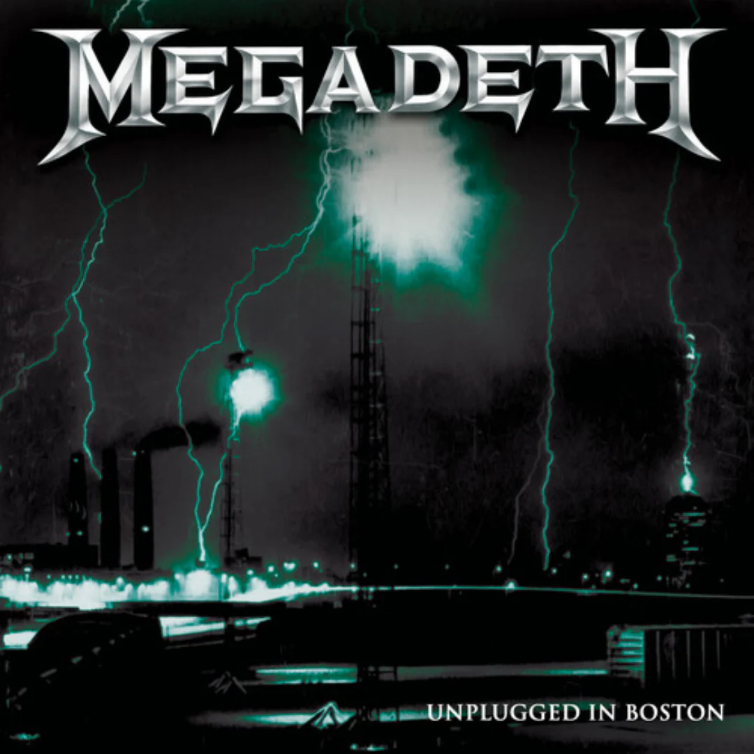 MEGADETH 'UNPLUGGED IN BOSTON' LP - GREEN/BLACK SPLATTER - Image 2